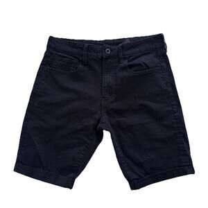 G-Star Raw Mens Black 3301 Slim Denim Shorts Sz 30 $120